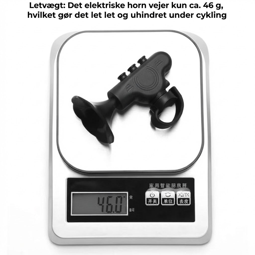 Elektrisk cykelhorn på 120 dB