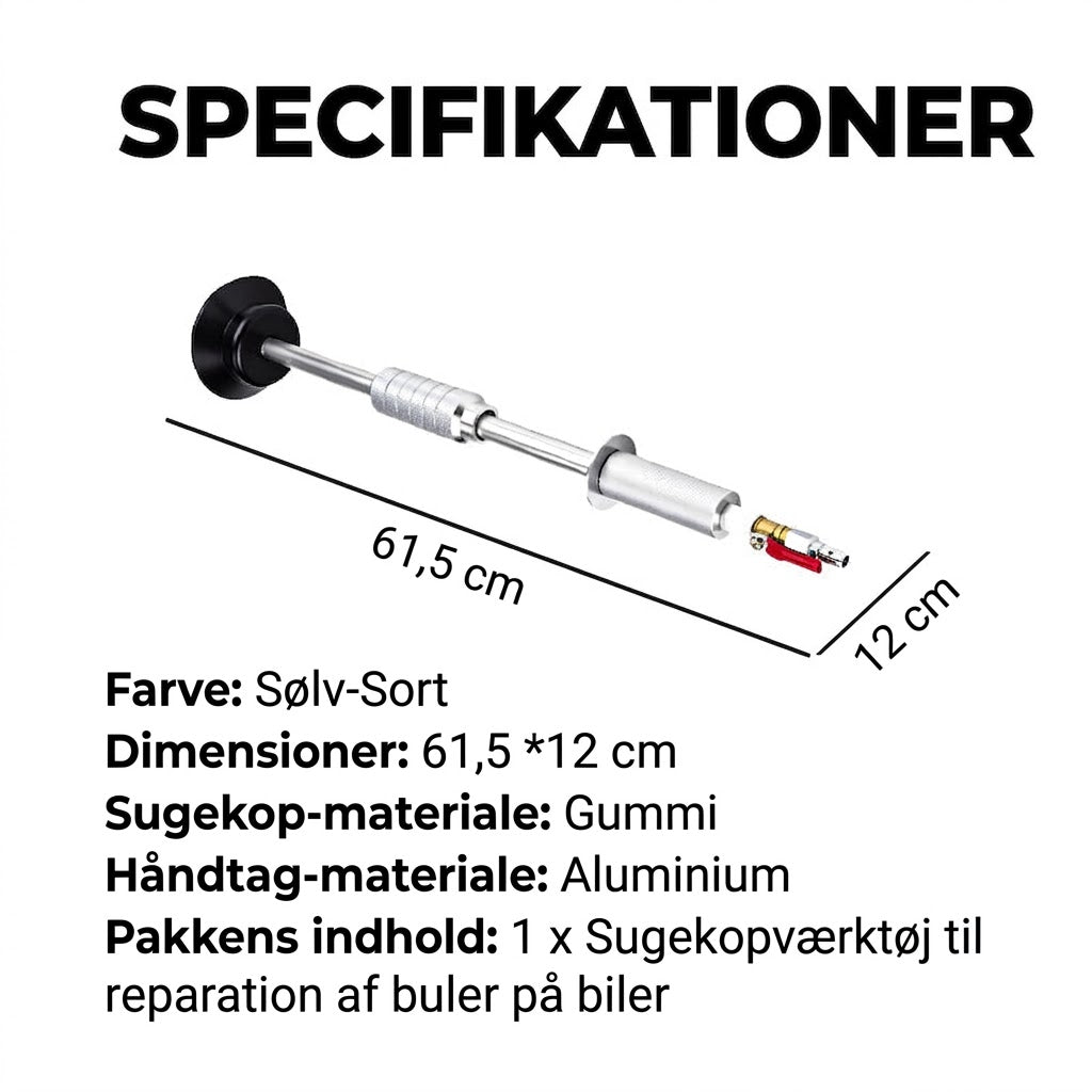 📢📢 60% RABAT !! ⏰🚗 Sugekop til opretning af buler på karosseri