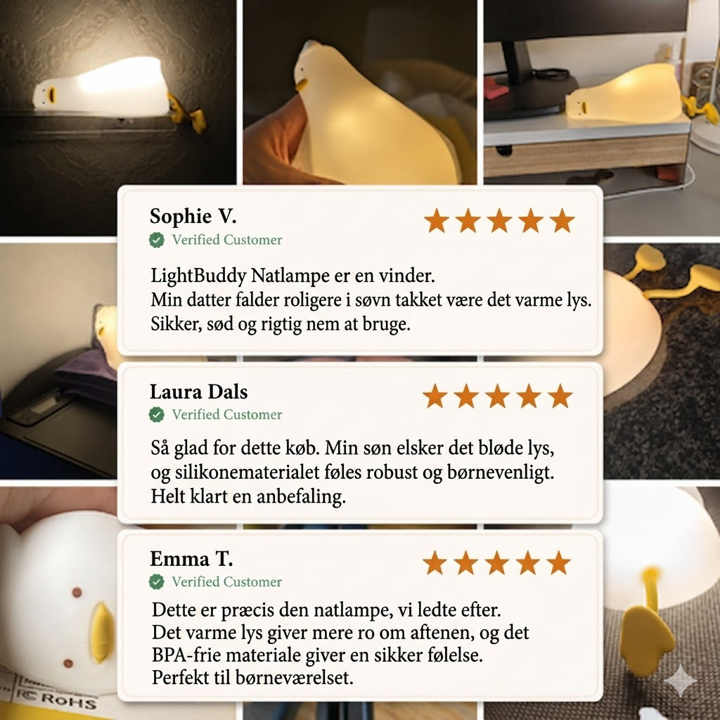 LightBuddy™ Natlampe – Blødt lys til rolige nætter