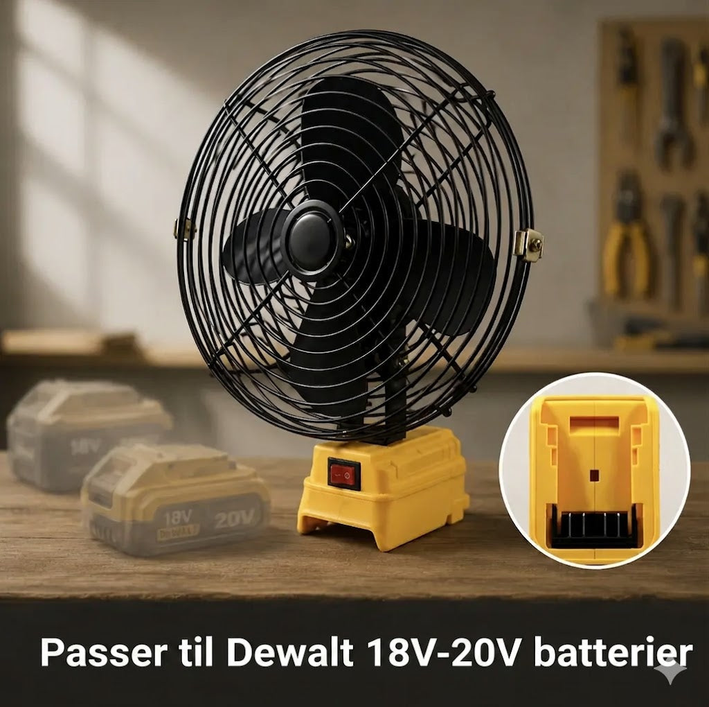 VoltAir Pro: Bærbar blæser drevet af værktøjsbatteri