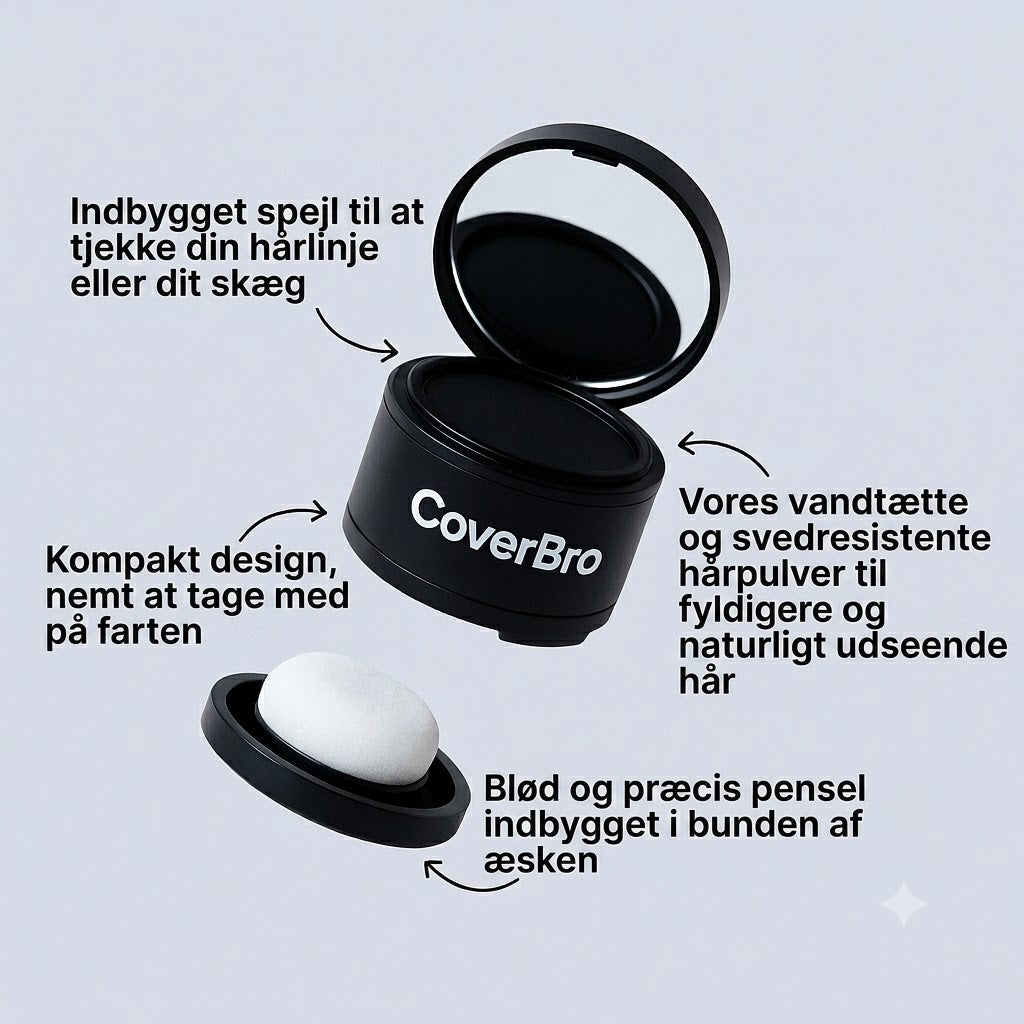 CoverBro™ Hårpudder | Vandafvisende