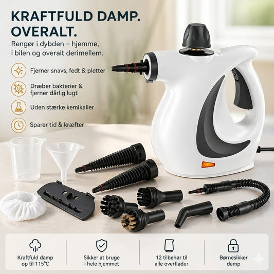 SteamForce 1050 Steam Cleaner – Kraftfuld håndholdt damprenser til dybdegående rengøring