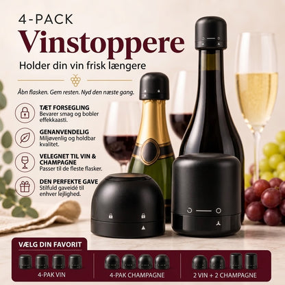 Flaskeprop til vin og champagne
