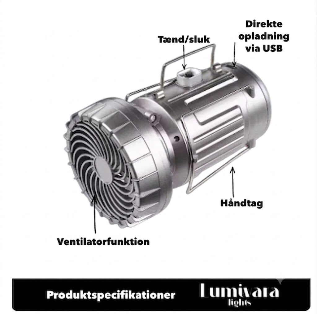 CAMPILUX™ | Bærbar udendørsbelysning