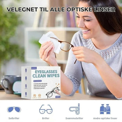 Brillerenseservietter mod dug og snavs (100 stk.)