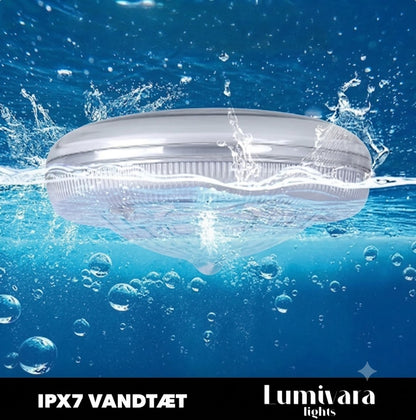 AQUALUME™ | Flydende Solcelledrevet Poolbelysning
