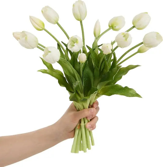 Everbloom Tulpaner | Real Touch naturtro kunstige tulipaner med ægte følelse