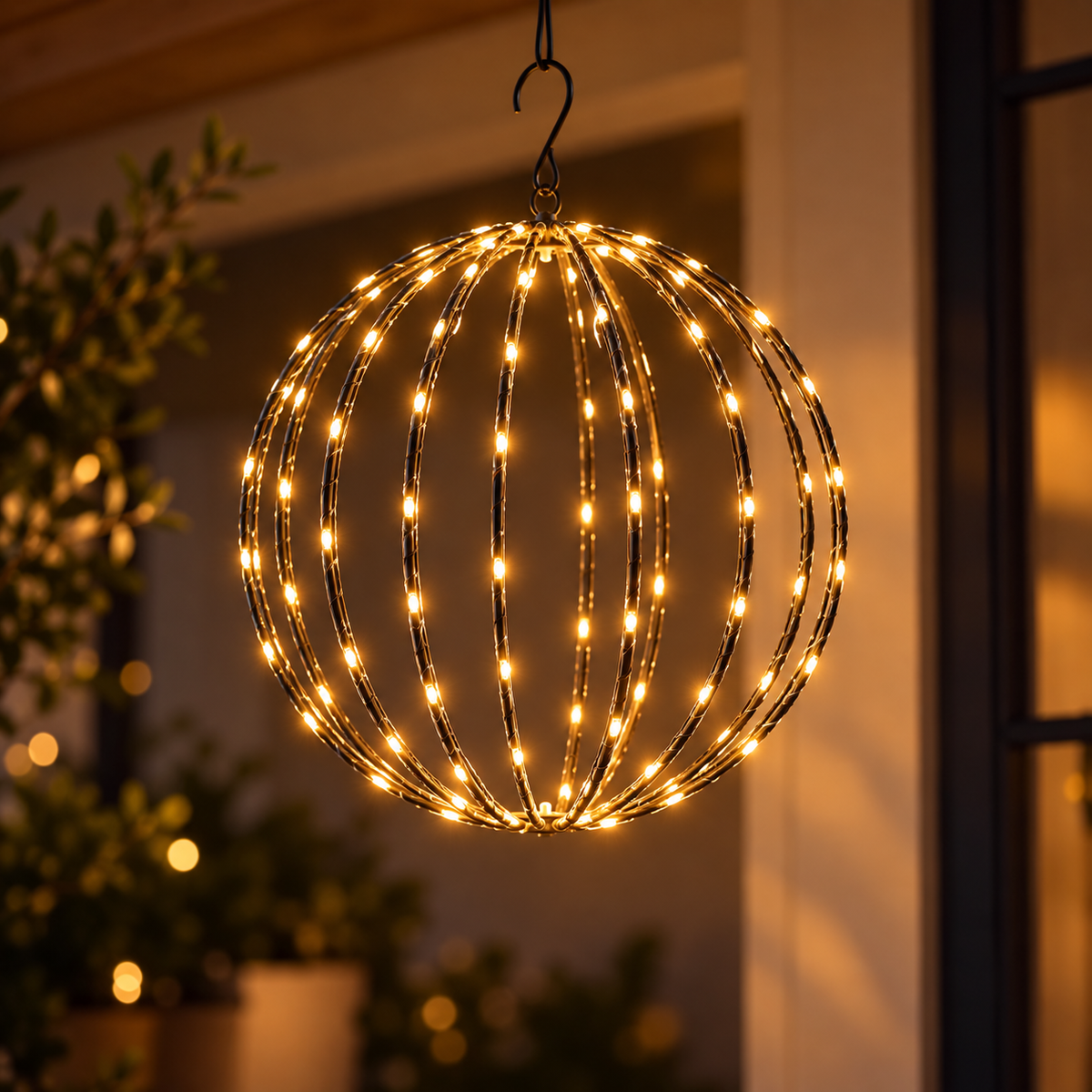 GlowBall | Batteridrevet LED-Lyskugle | Til Indendørs & Udendørs Brug