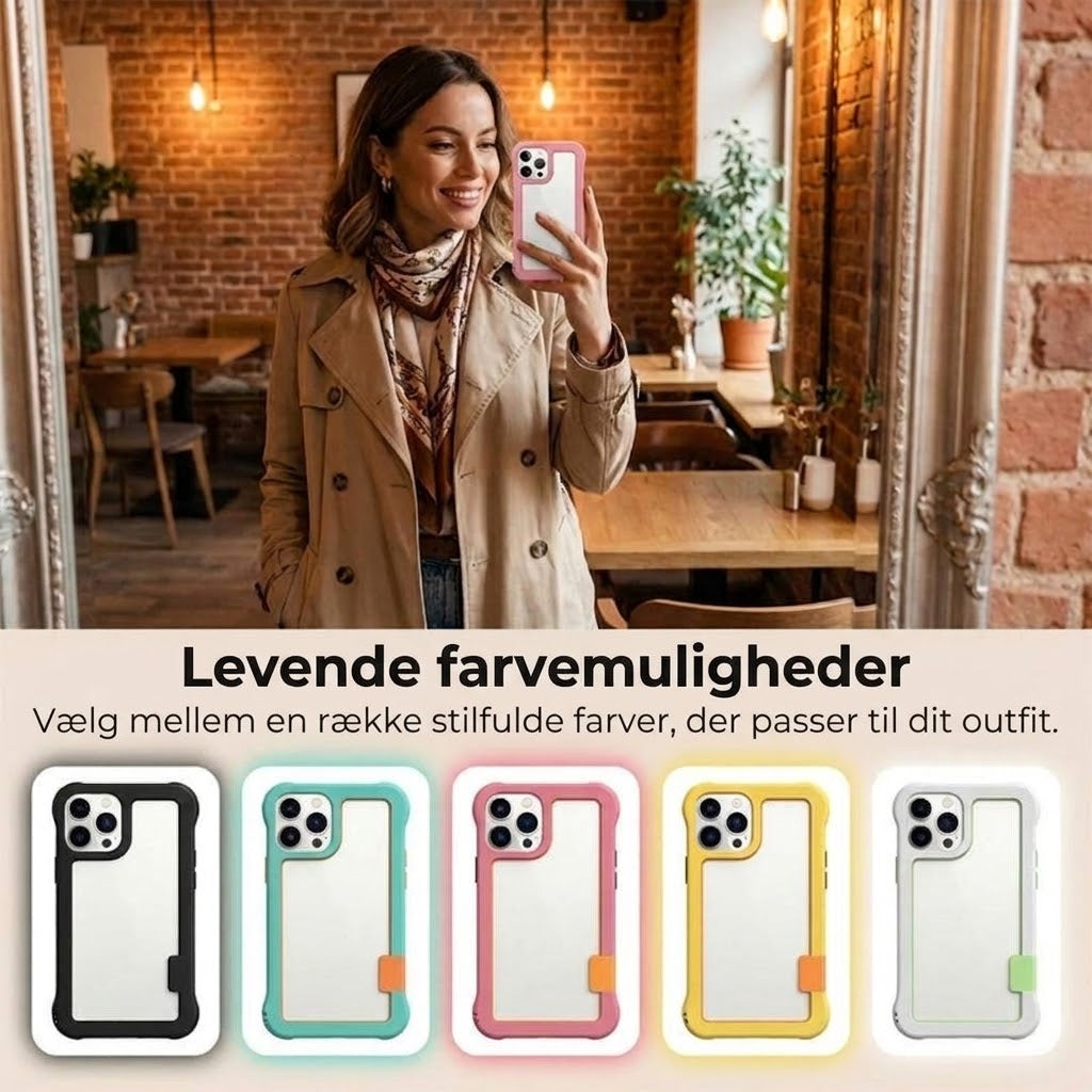 Bumper iPhone-cover med varmeafledning