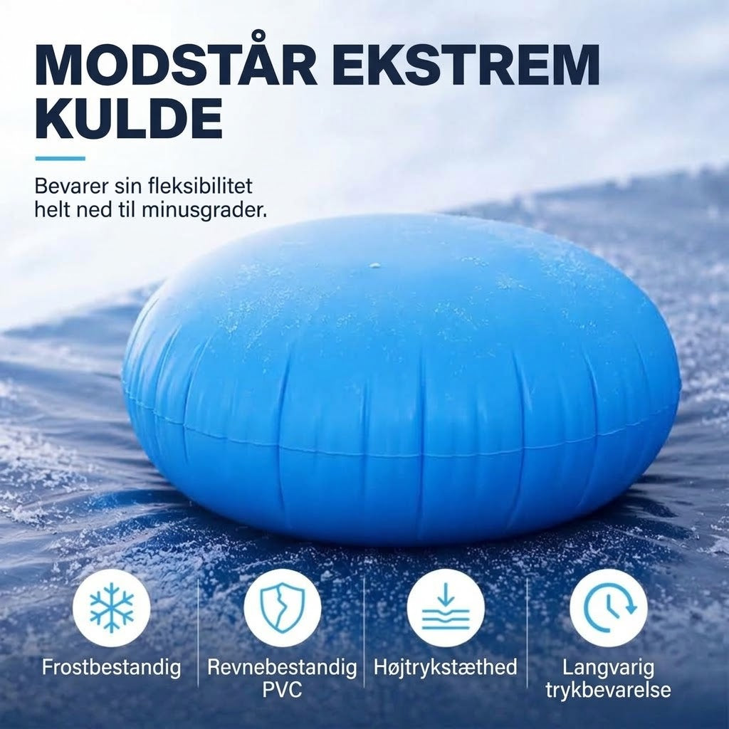 ❄️ Vinterpude til Pool | Reducerer Is-tryk & Forhindrer Vandansamling ✨