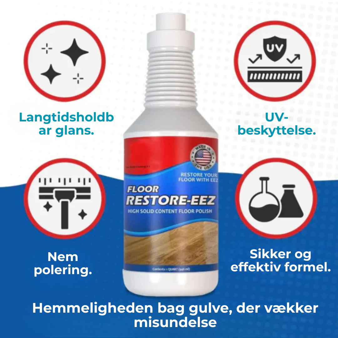 GulvGlans™ Nye gulve uden slibning, på én eftermiddag