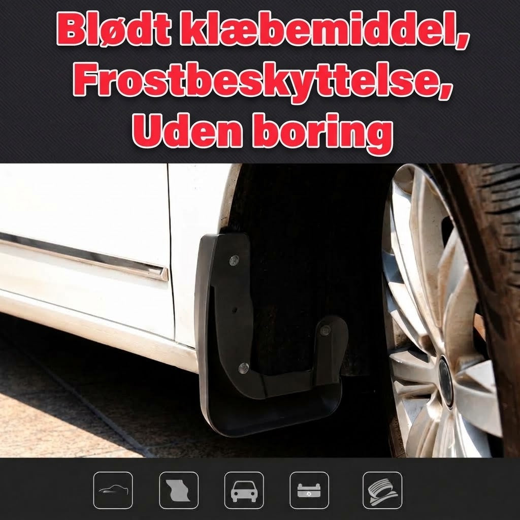 Stænklapper med billogo – 4 stk.
