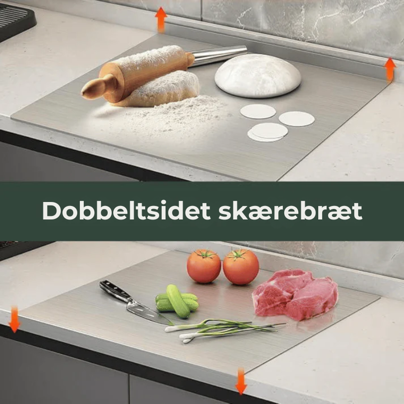 ChefBræt™ | Professionelt skærebræt i rustfrit stål – PFAS-frit