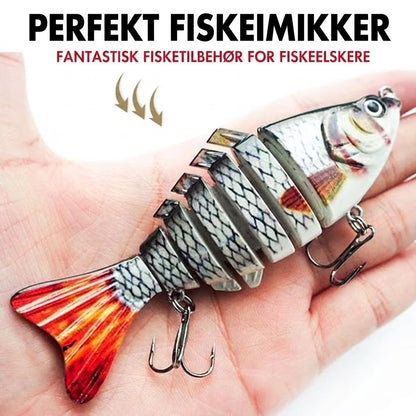 🐟 Multi-leddet bionisk svømmende fiskeagn – Realistisk bevægelse, attraktivt design & ideel til fangst af store fisk 🌊