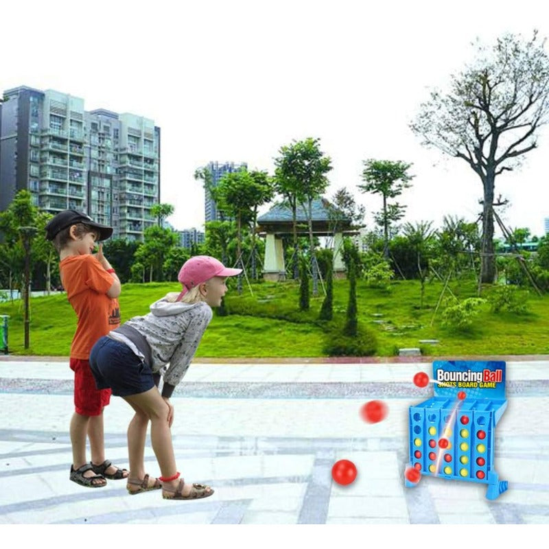 Hppende 4-på-stribe spil – Bouncing Ball