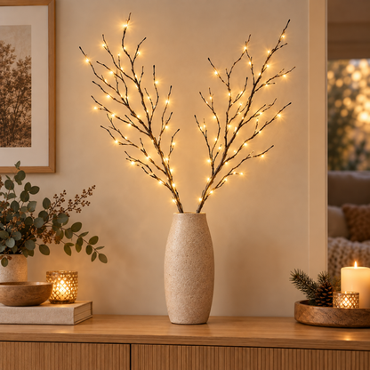 LumiBranch – Batteridrevne LED-grene i 2-pak eller 4-pak
