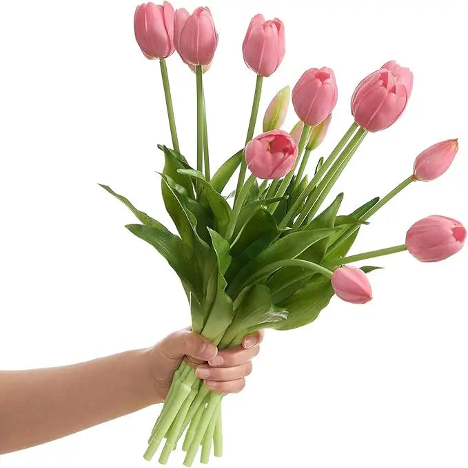 Everbloom Tulpaner | Real Touch naturtro kunstige tulipaner med ægte følelse