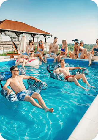 Flydende liggestol til pool