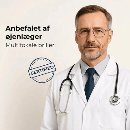 Multifokale briller med adaptiv linseteknologi