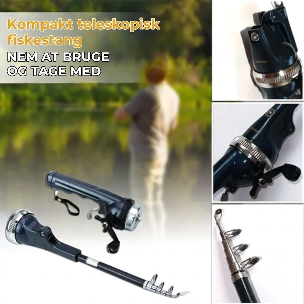 Kompakt teleskopfiskestang