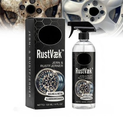 RustVæk™ | Rustfjerner-spray til biler og metaloverflader