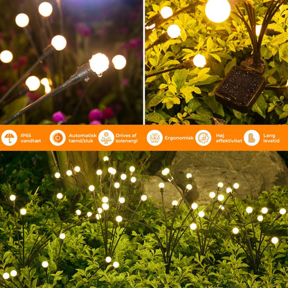 Ildfluer – Havebelysning med solenergi