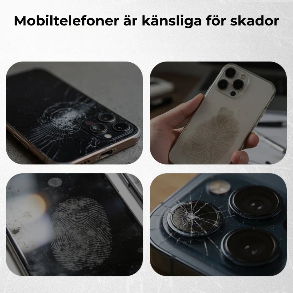 🔥📱 iPhone-cover til kvinder - med indbygget pung