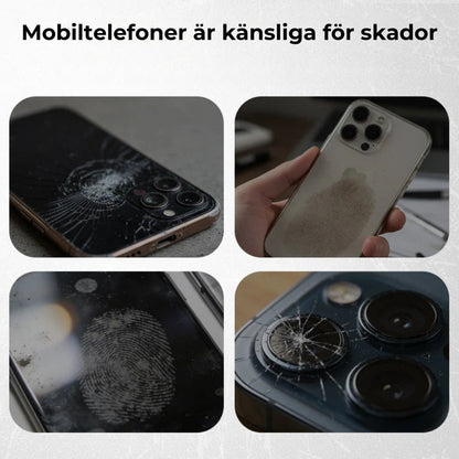 🔥📱 iPhone-cover til kvinder - med indbygget pung