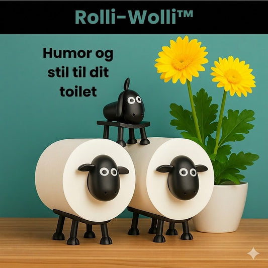 Rolli-Wolli™ - Dekorative toiletpapirholdere (Sæt med 3)