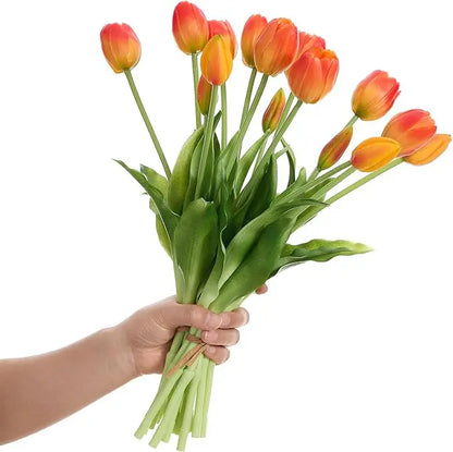 Everbloom Tulpaner | Real Touch naturtro kunstige tulipaner med ægte følelse