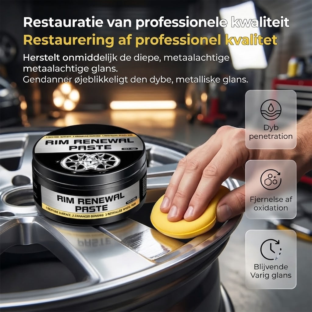 Hurtigtvirkende hjulrenoveringspasta