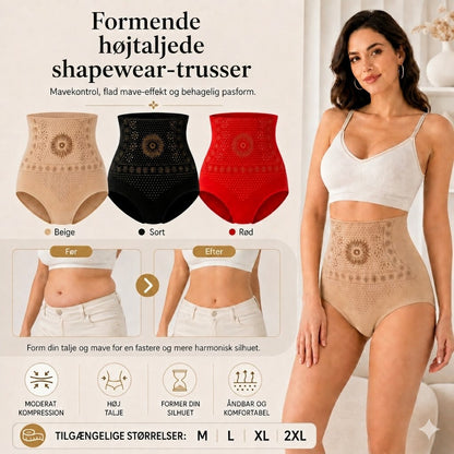 Formende shorts med høj talje