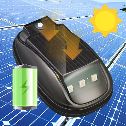 Solcelledrevet RGB-belysning til biltag