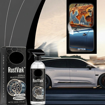 RustVæk™ | Rustfjerner-spray til biler og metaloverflader