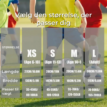 ProShield - Fodboldbeskyttelse – Kompressionsstrømpe med bikabebeskytter for et sikrere og mere smidigt spil