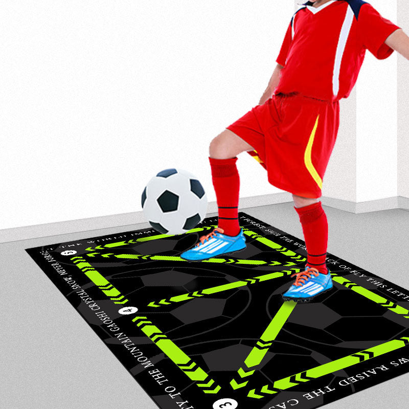 ⚽ Fodboldtræningsmåtte til alle niveauer, skridsikker og lydløs