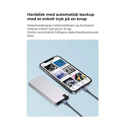 Ekstern USB 3.0-enhed til hurtig dataoverførsel
