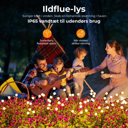 Ildfluer – Havebelysning med solenergi