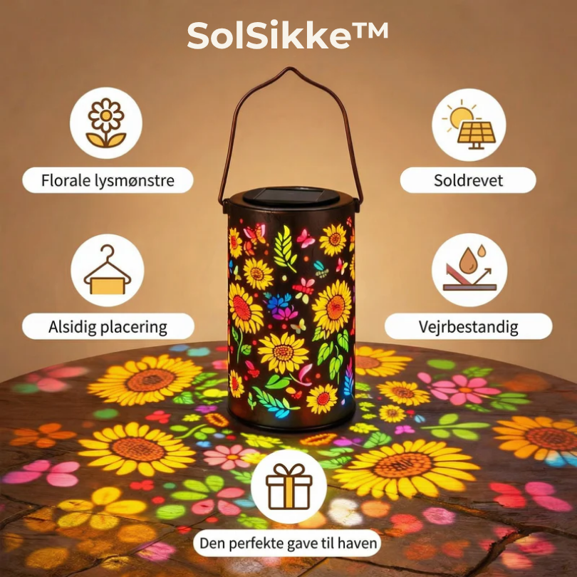 SolSikke™ | Solcelledrevet solsikkelanterne