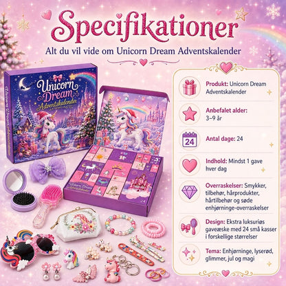 Enhjørningedrømme adventskalender