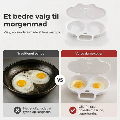 Æggekoger til Mikrobølgeovn med Låg og Håndtag