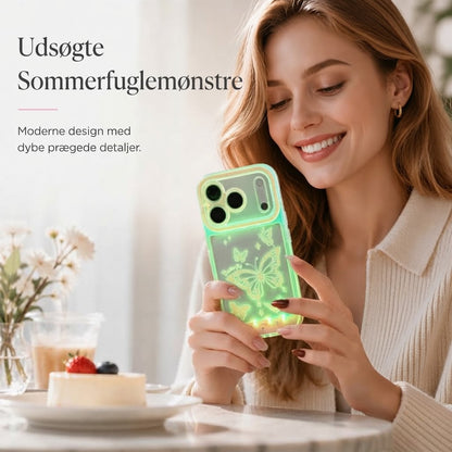 ⏰ Lysende LED-Mobilcover med Sommerfugl | Selvlysende