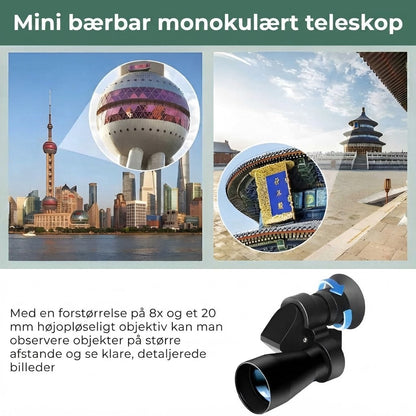 Bærbar HD Mini Teleskop