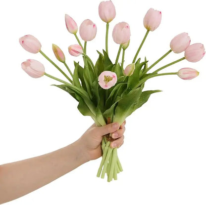 Everbloom Tulpaner | Real Touch naturtro kunstige tulipaner med ægte følelse