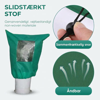 🌷 Vinterbeskyttelse til Planter | Frostsikker Plantepose med Lynlås & Snøre