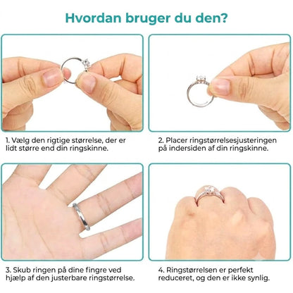 Usynlig ringjustering - 8-pak