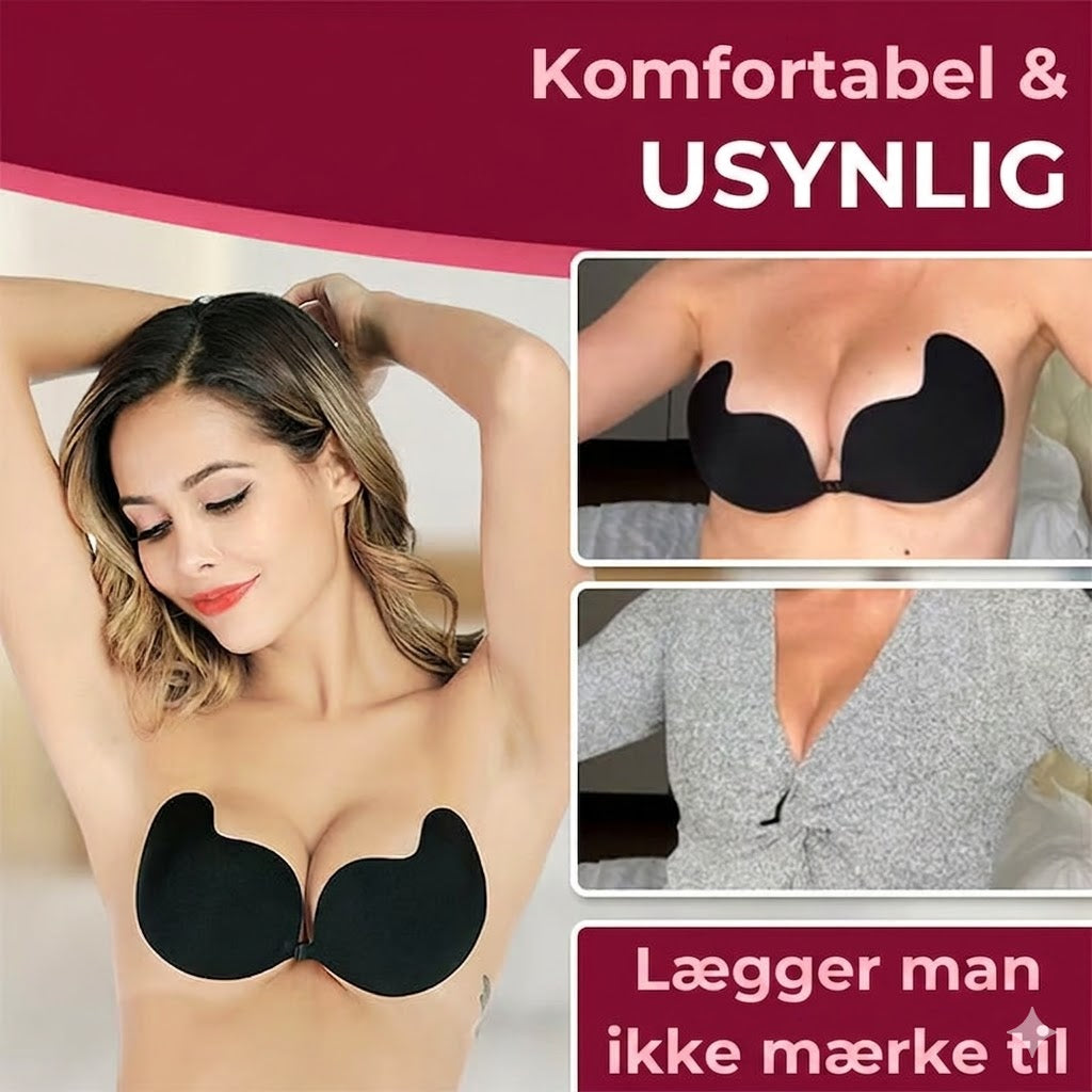 Usynlig Push-up Bh, Stropløs