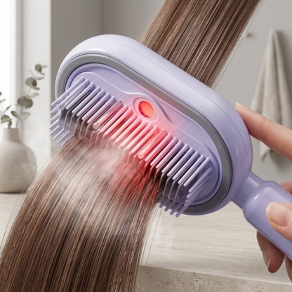HårMist™ Elektrisk hårbørste med nano-mist og luftpude-massage