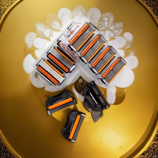 ProShave 6 – 6-bladede barberblade i pakker med 24/48. Klassisk og sikker barbering med seks blade for præcision, komfort og lang levetid.