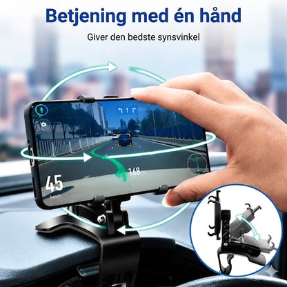 360° Mobilholder til bilens instrumentbræt